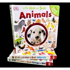DK Little Hide And Seek Childrens Board 3 Book Set With Surprise Pop-Up